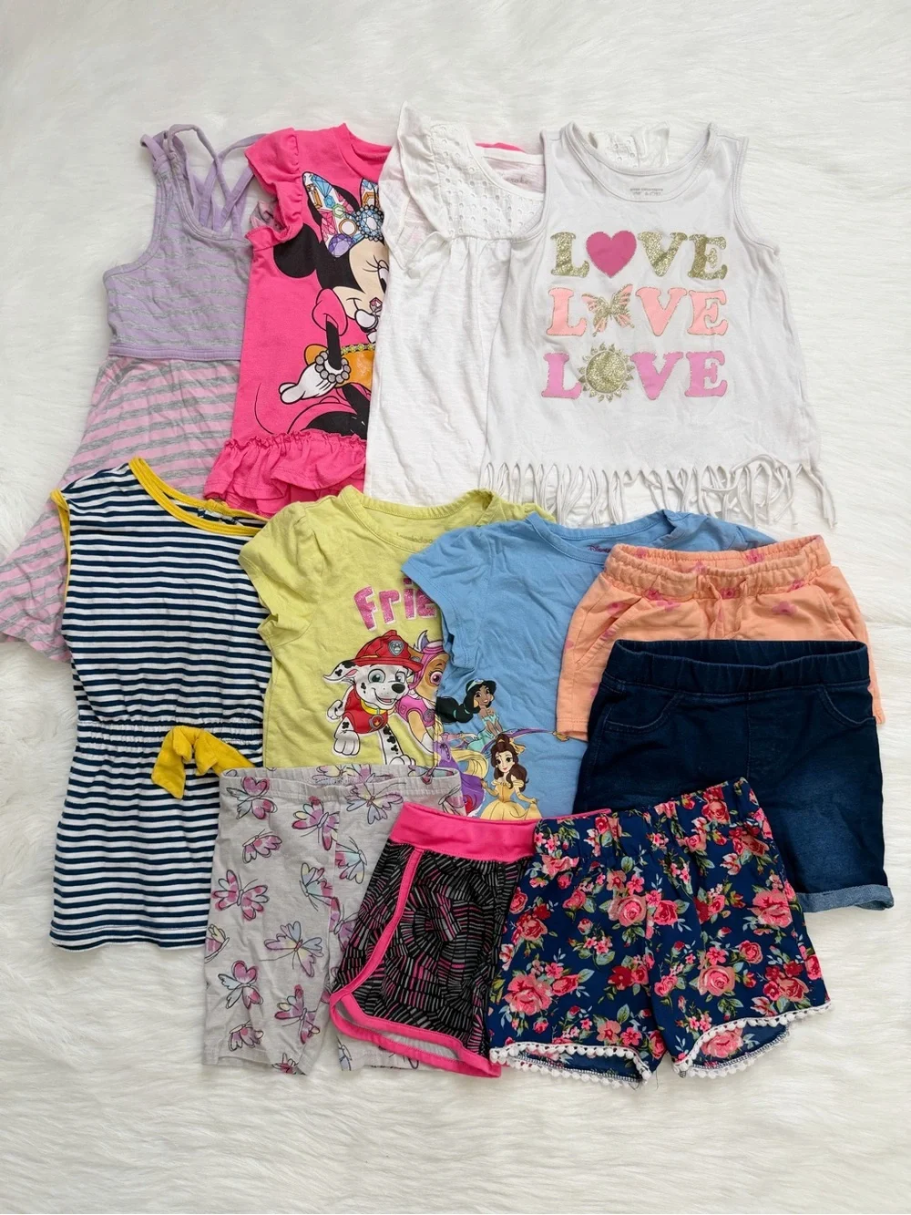 Girls Toddler 4T Months Summer Clothes LOT